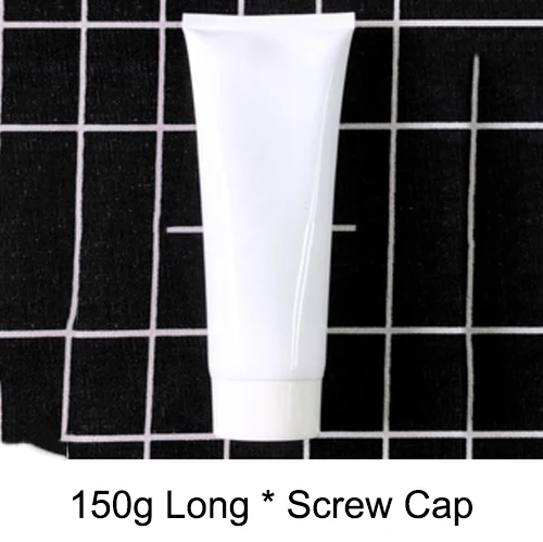 150ml3 5 мл 10 мл 30 мл 50 мл 100 мл 200 мл белая пластиковая мягкая бутылка для макияжа для выдавливания крема пузырьки для шампуня емкость для лосьона 30 шт - Цвет: 150ml3