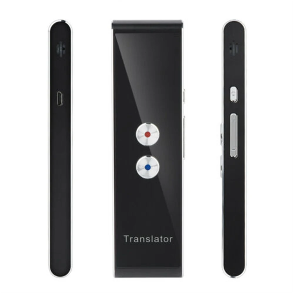 

T8 Voice Translator 40 Languages Multi Languages Instant Translate Mini Wireless 2 Way Real Time Translator APP Bluetooth Device