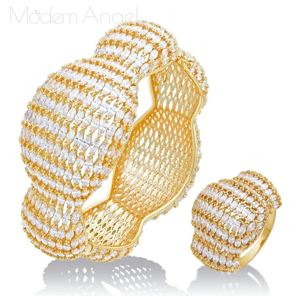 ModemAngel модный роскошный супер бум цветы AAA кубический цирконий женский браслет