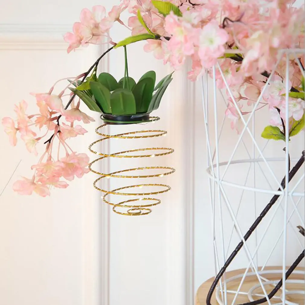 Светодиодный светильник-обруч на солнечной батарее в форме фруктов садовый