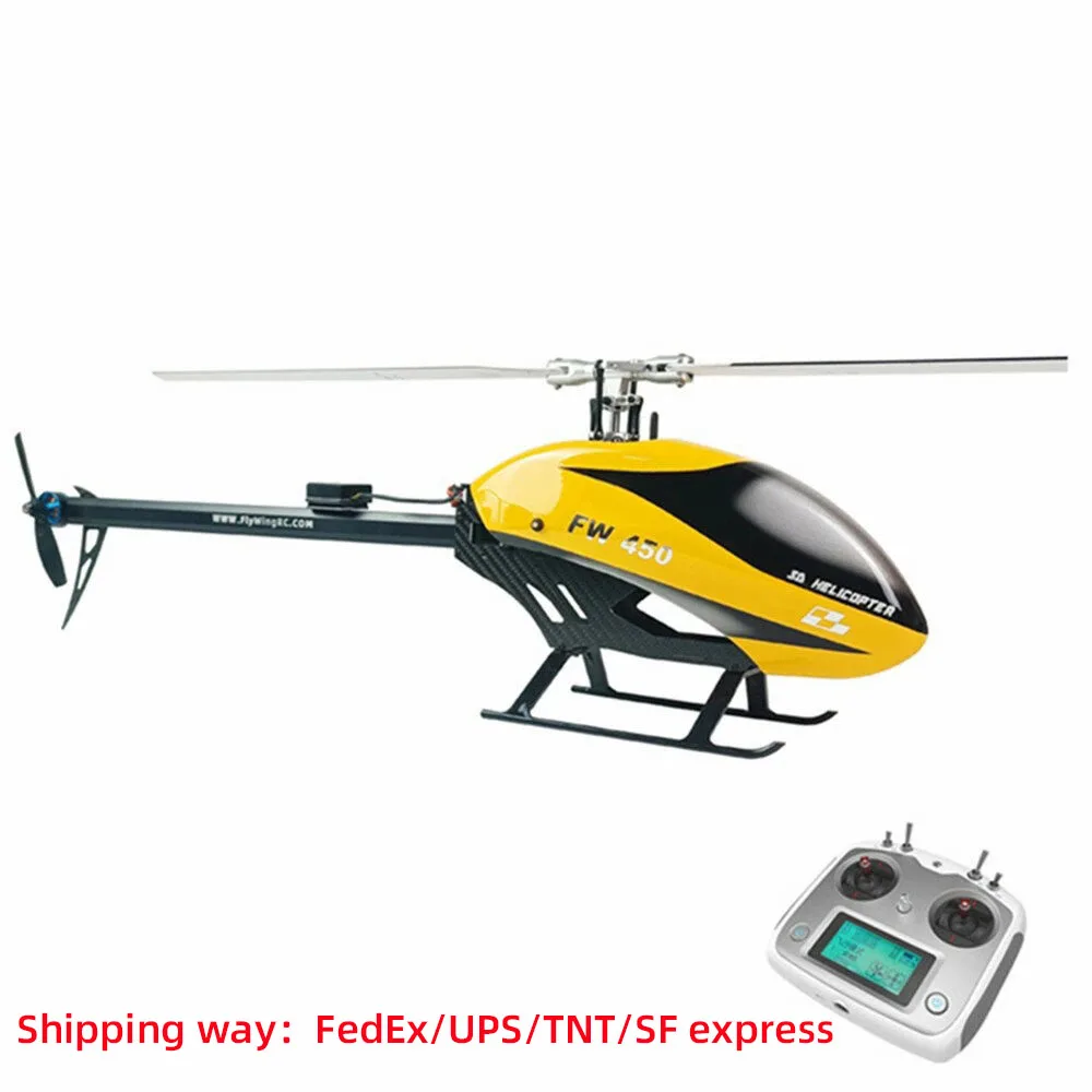 Вертолет с дистанционным управлением FW450 V2 Version 3D RTF 6CH FW450L 2 4 ГГц|Радиоуправляемые