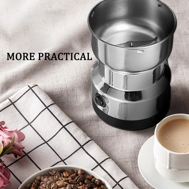 

Electric Coffee Grinder Electric Kitchen Cereals Nuts Beans Spices Grains Grinder Machine Multifunctional Home Coffee Grinder