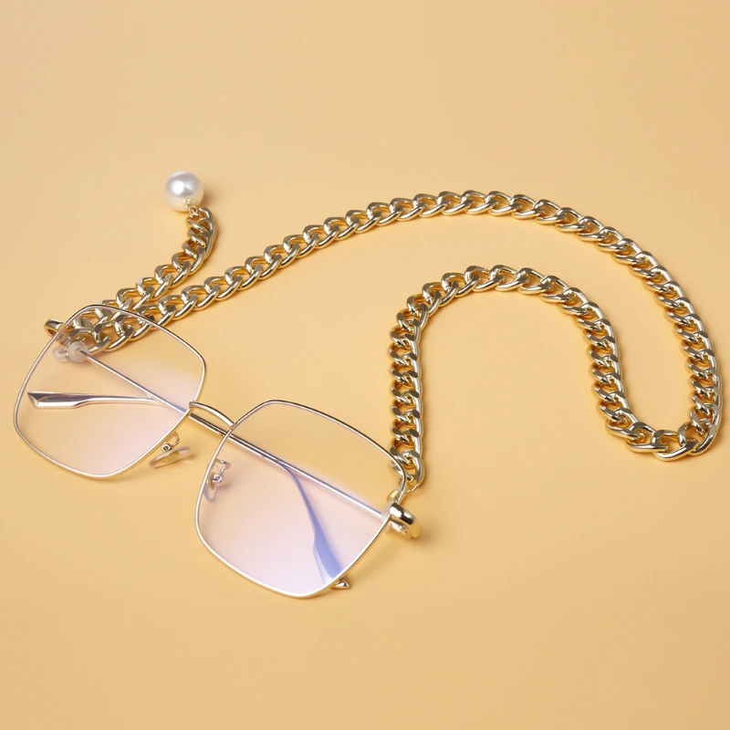 Visisap Творческий Стекло с Цепочки и ожерелья цепи Личность Имитация жемчуга