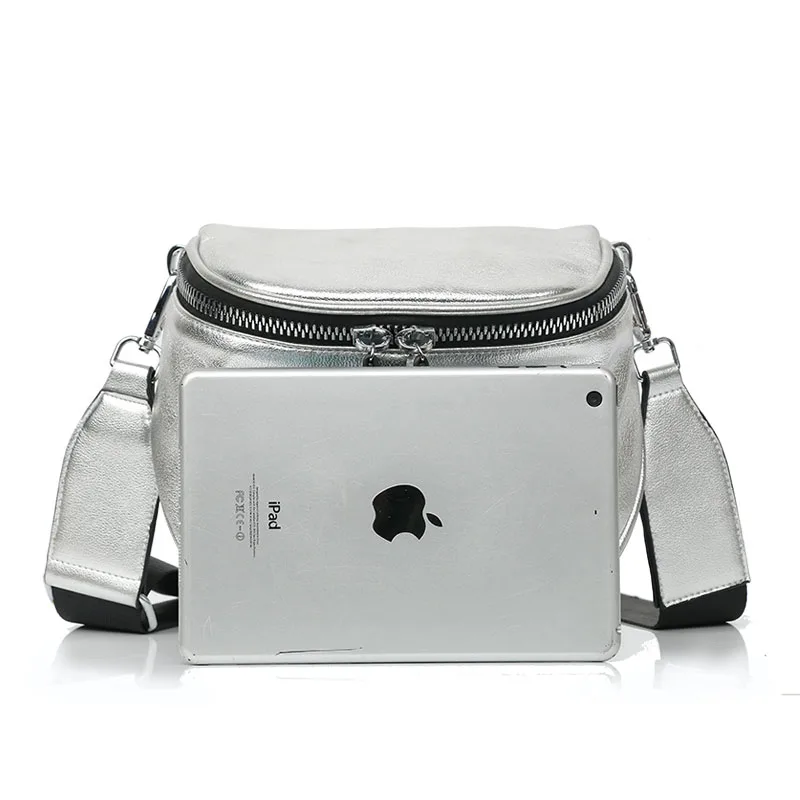 Женская полукруглая сумка мессенджер модная маленькая через плечо 2020|Сумки с