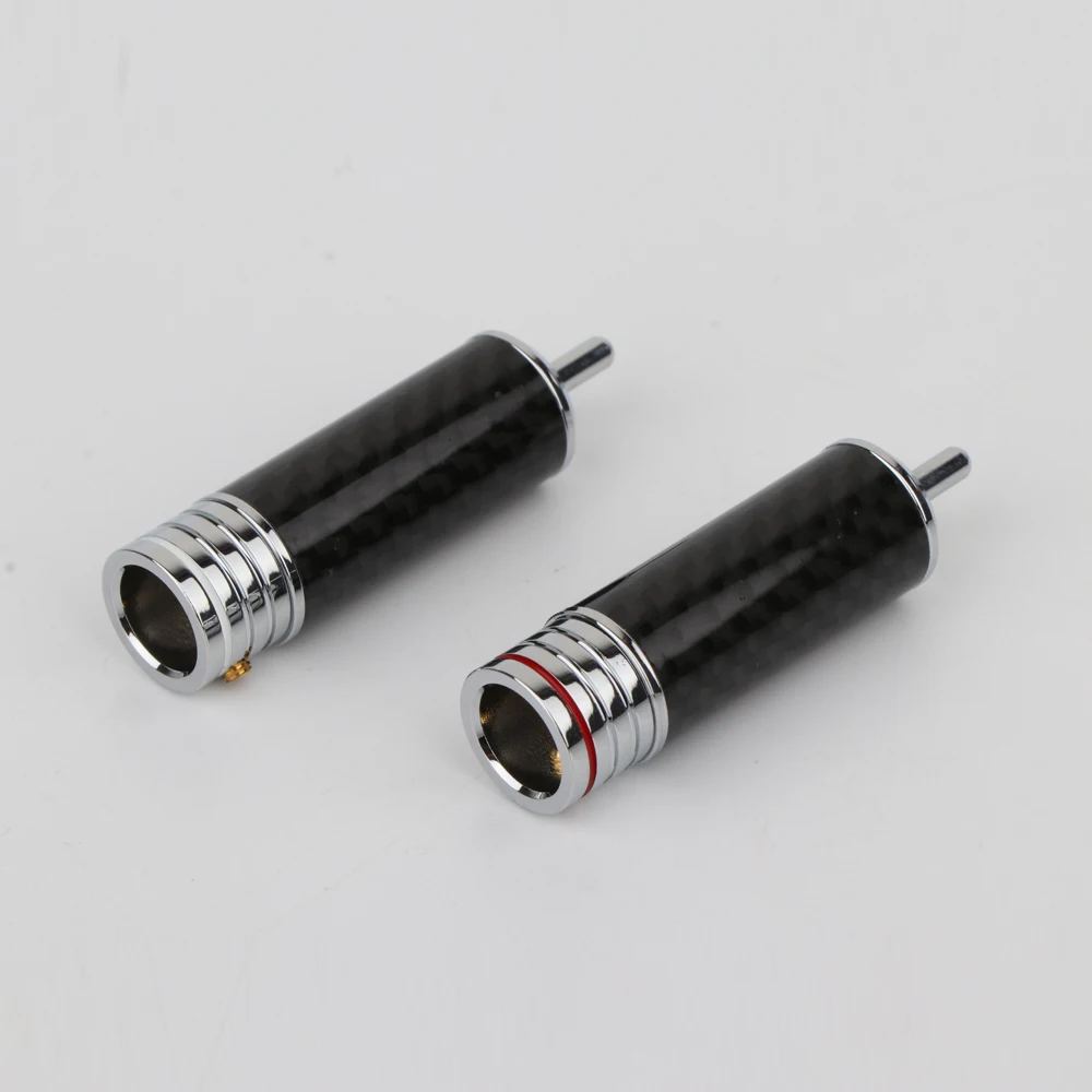 4 шт. аудио родиевое покрытие RCA разъем аксессуары hifi соединительный кабель