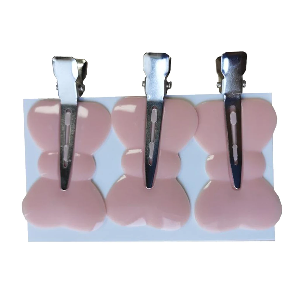 

3Pcs Plastic Pin Curls Clips Hairpins Hairdressing Bangs Waves Clip Clamps