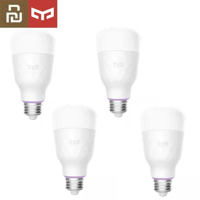 Type 8 Обновленная версия) крепление для спортивной камеры Xiao mi jia Yeelight Смарт светодиодный лампы Красочный 800 люмен 10 Вт E27 лимон умная лампа для mi home приложение - Цвет: Type 8