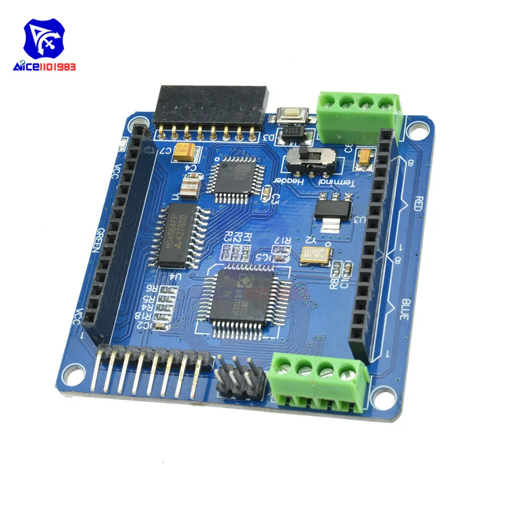Светодиодная матрица RGB diymore 8x8 защитный модуль драйвера для Arduino | Электронные