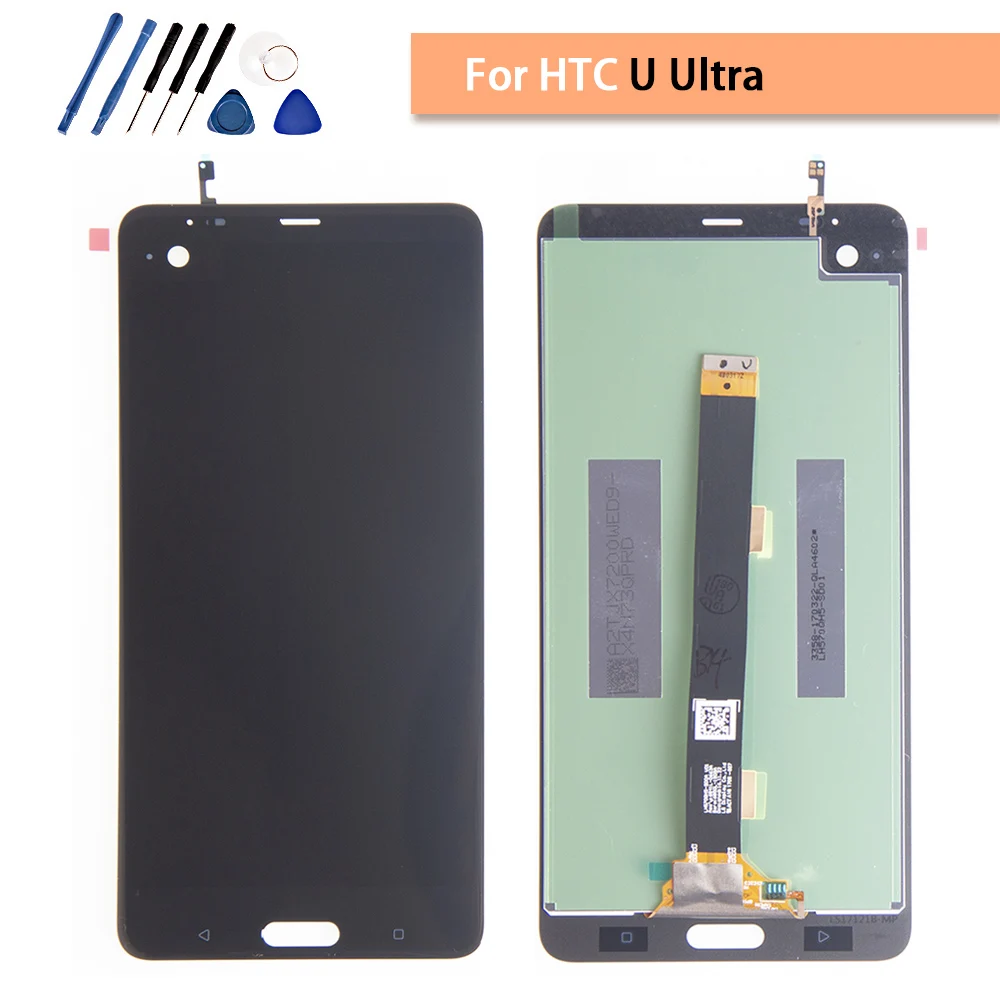 Новый 5 7 &quotдля HTC U ULtra LCD дисплей кодирующий преобразователь сенсорного экрана в