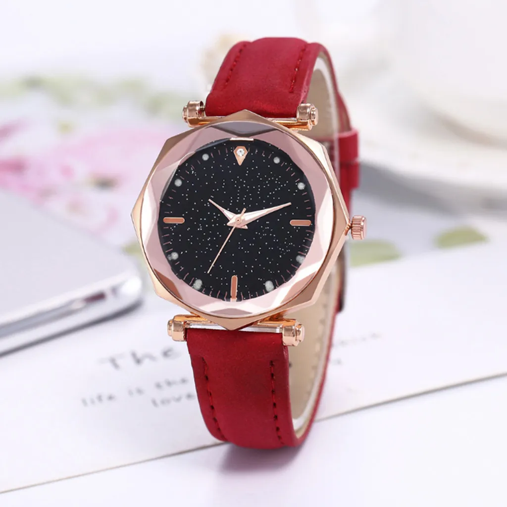 2019 модные повседневные женские часы с кожаным ремешком и пряжкой римские весы
