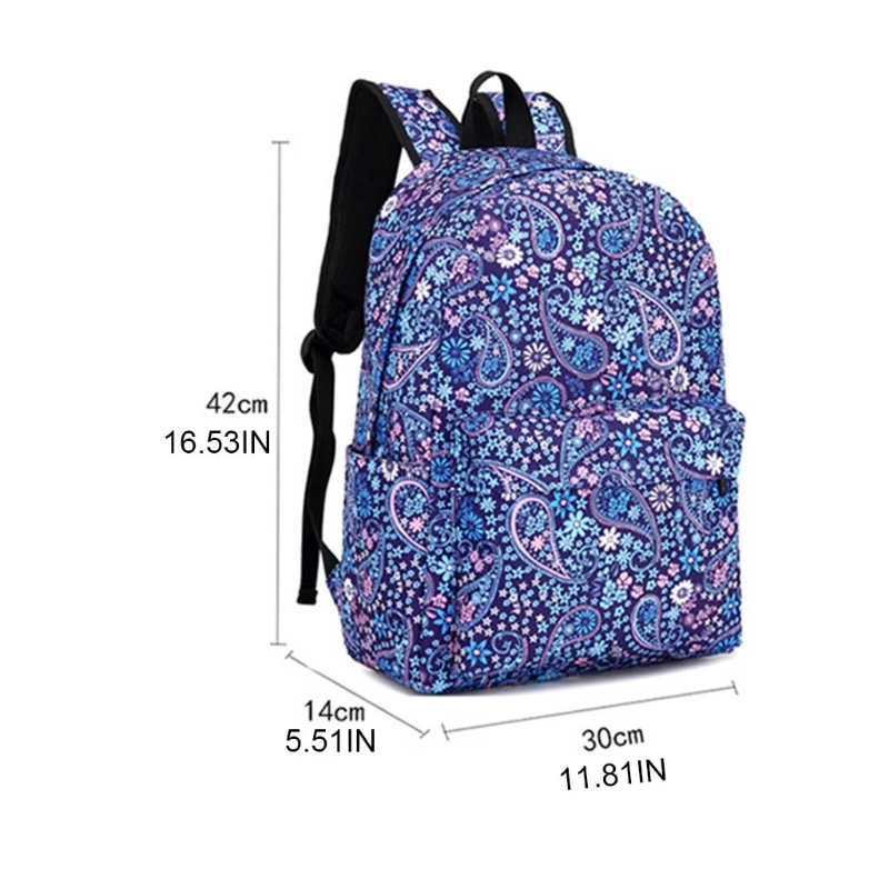 

Women Backpack Printing College School Bookbag Travel Daypack for Teenager Girls