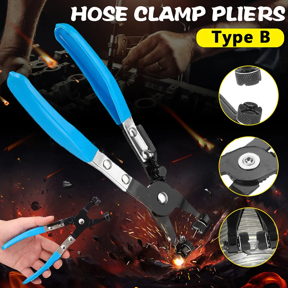 

Pliers 22cm Tools Angled Hose Clamp Clip Pliers Workshop Equipment Hand Tools