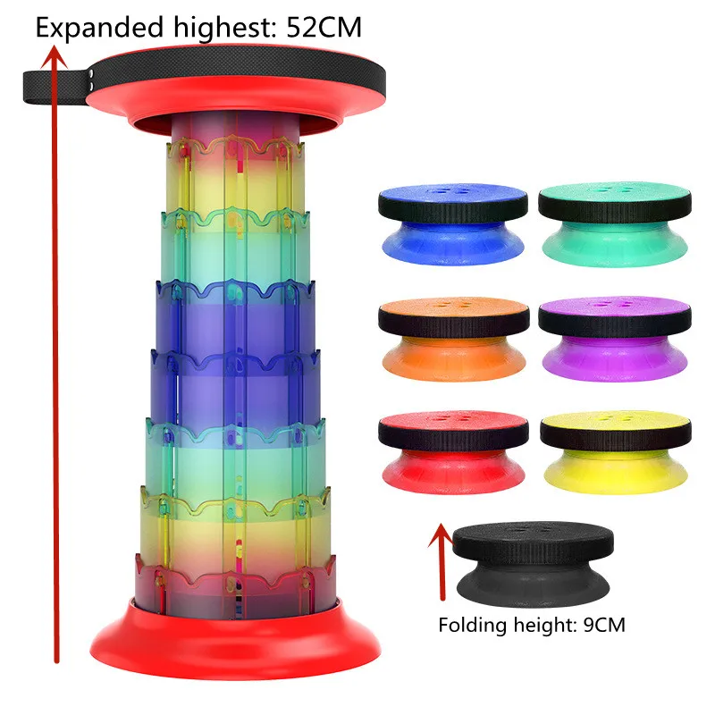 Складной складной стул для кемпинга регулируемый по высоте портативный