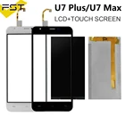 ЖК-дисплей для Oukitel U7 PlusU7 Max, черныйбелый, сенсорный экран