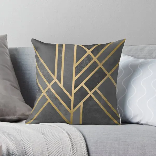 

Art Deco Geometry 1 Soft Decorative Throw Pillow Cover for Home Pillows NOT Included