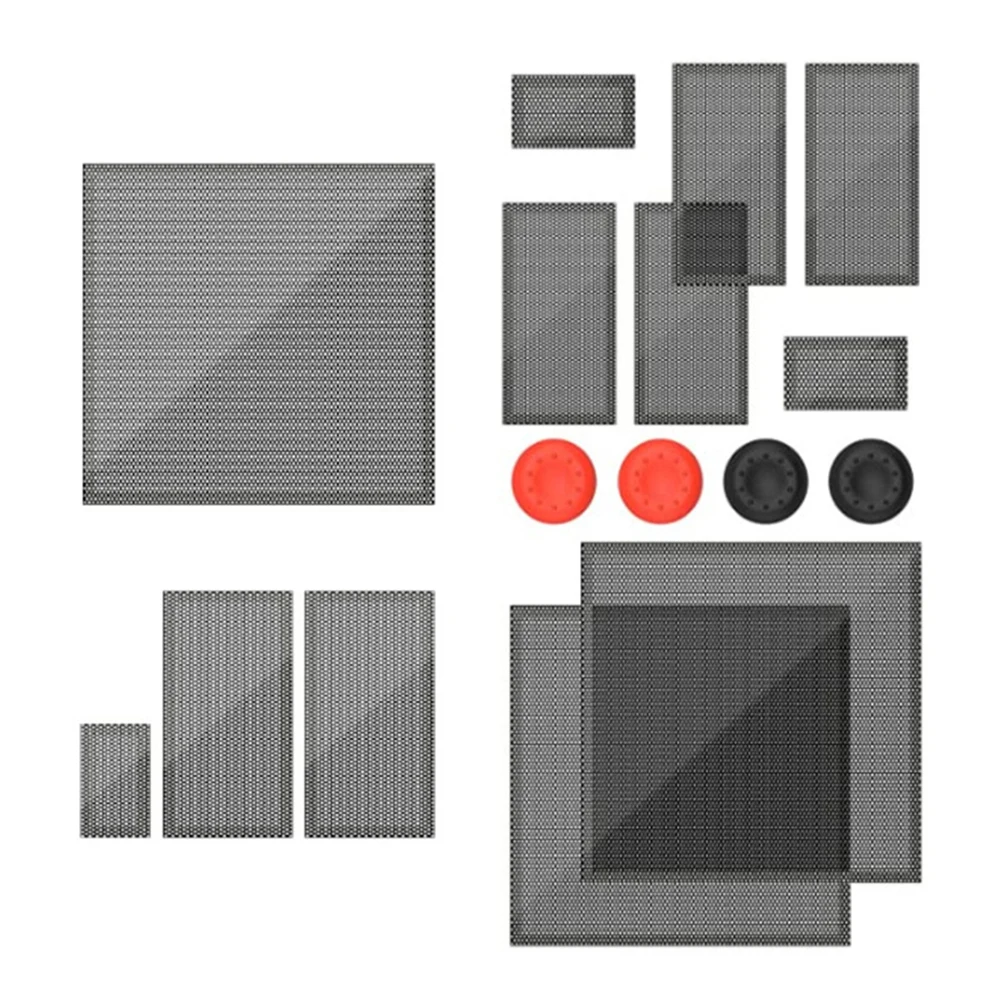 

1/2 Set Dust Cover Gaming Host Dustproof Net Game Host Cover Net for Xbox Series X Dust Filter Protectors
