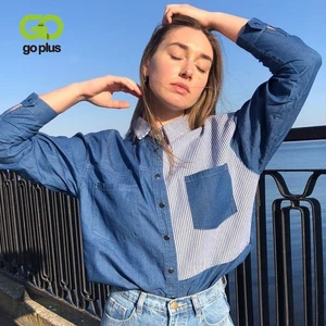 GOPLUS рубашка женская белая рубашка женская новинки блузка женская рубашки женскиеблузки женские модные