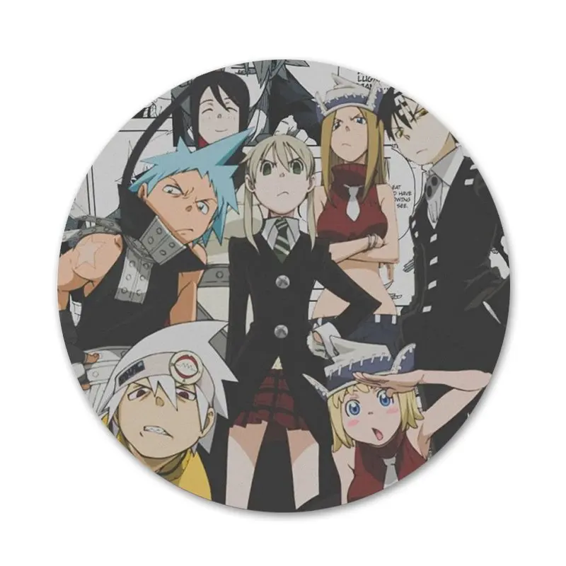 

58mm Soul Eater Icons Pins Badge Decoration Brooches Metal Badges For Backpack Decoration