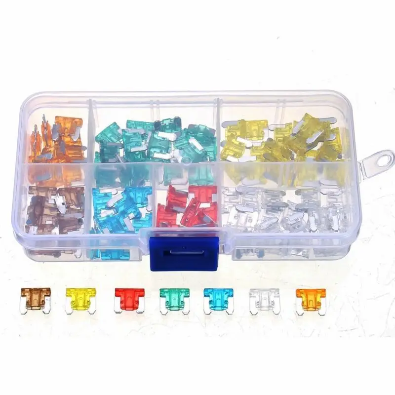 Набор предохранителей 100 шт. стандартные небольшие Автомобильные предохранители