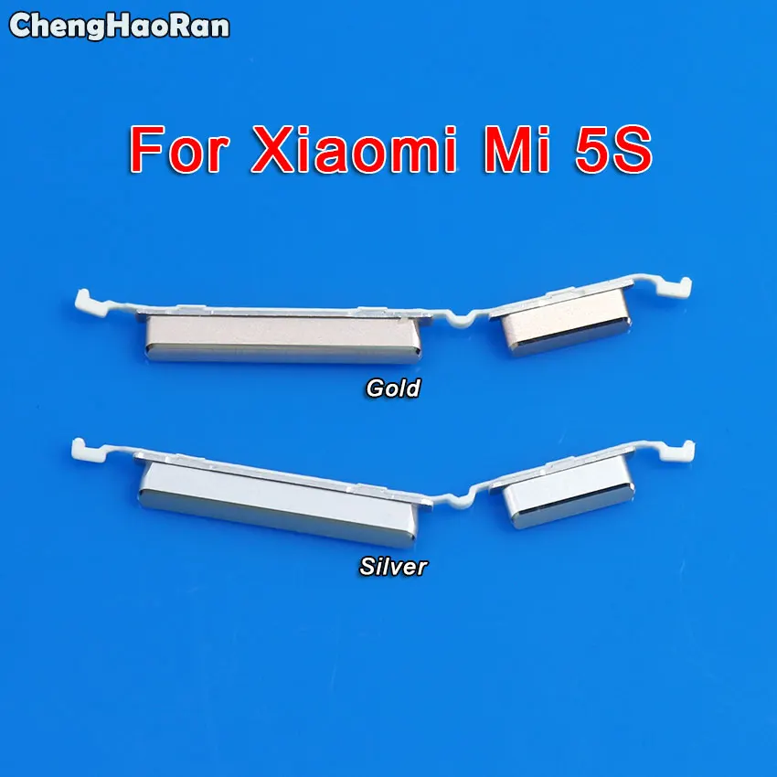 ChengHaoRan кнопка регулировки громкости для Xiaomi Mi 4 5 5S 5X 6X M4 M5 M5s сменные боковые кнопки