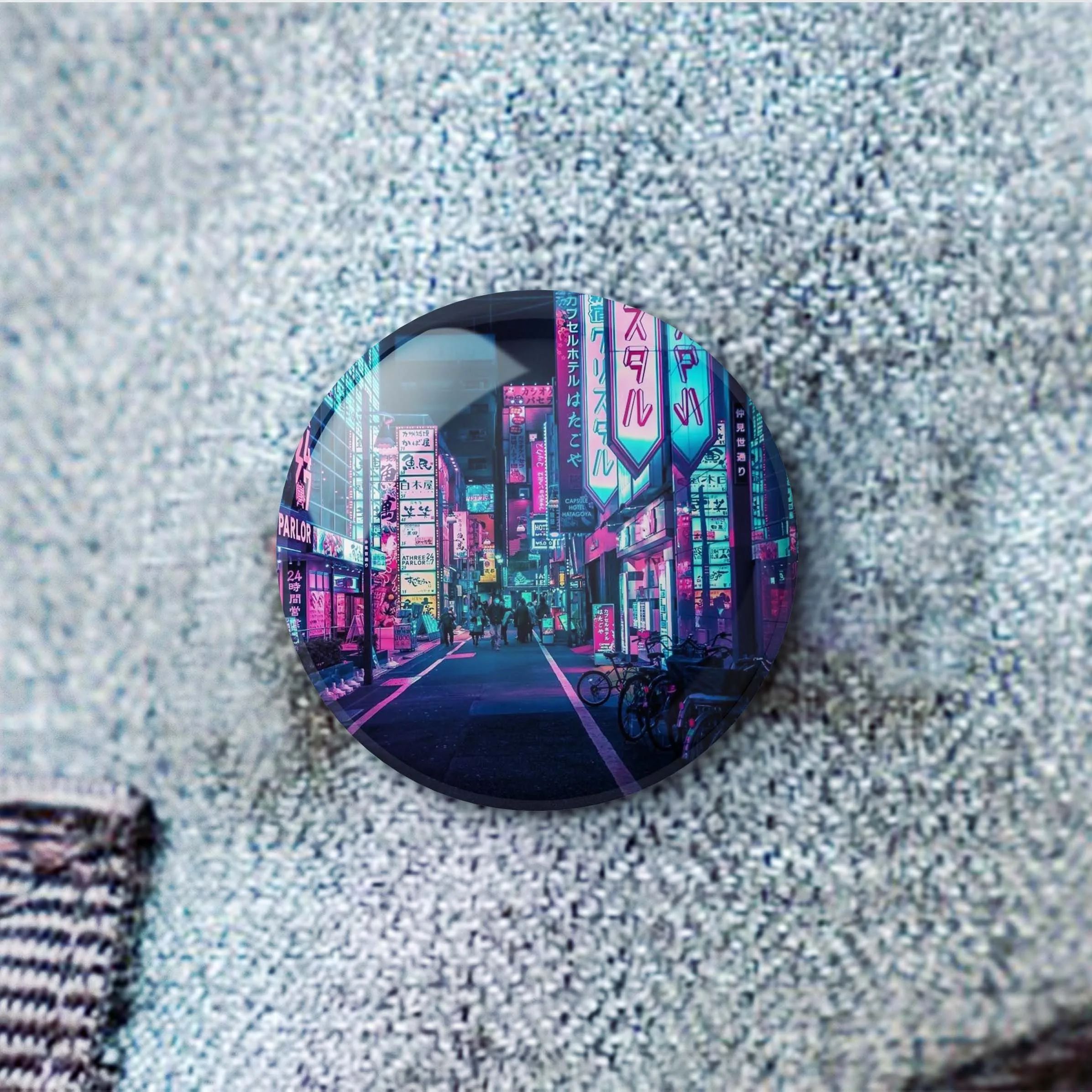 

Tokyo A Neon Wonderland Soft Enamel Pin Collar Brooch Creative Clothes Decor Metal Badge Funny Fashion Gift Hat Jewelry Women