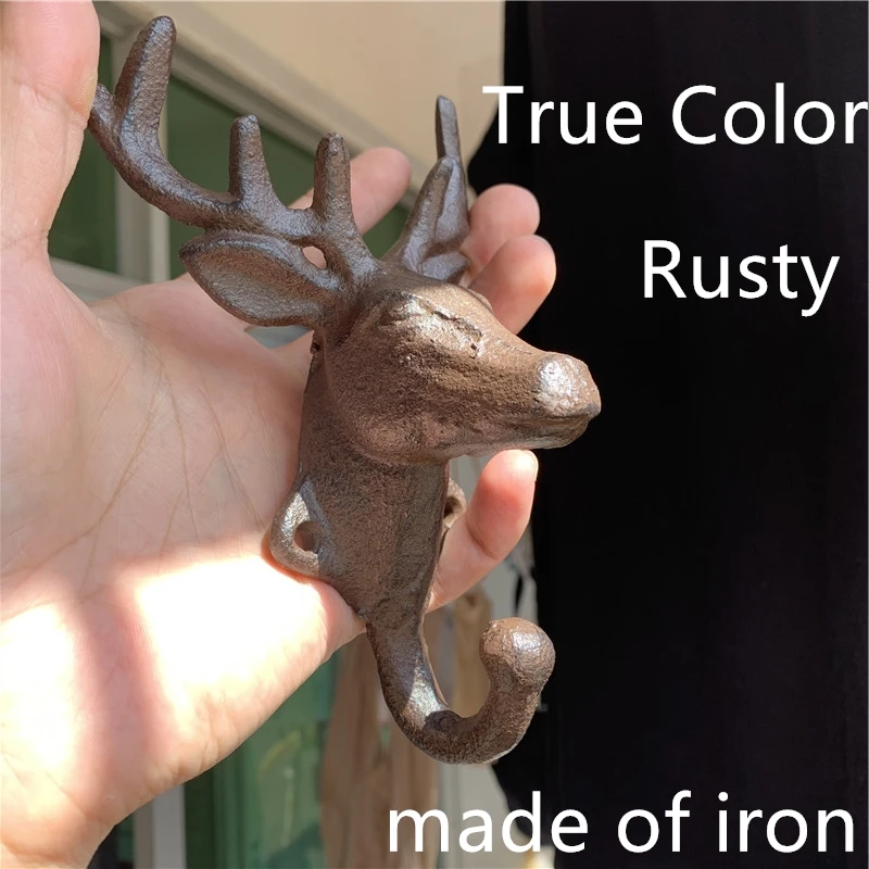 Винтажная ржавая Железная Ткань LCH крючок для шкафа фурнитура двери матовые