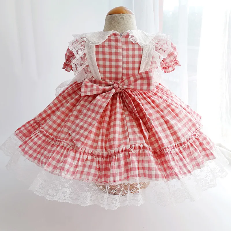 Детское платье горничной на Хэллоуин маленькая фотография милое красное