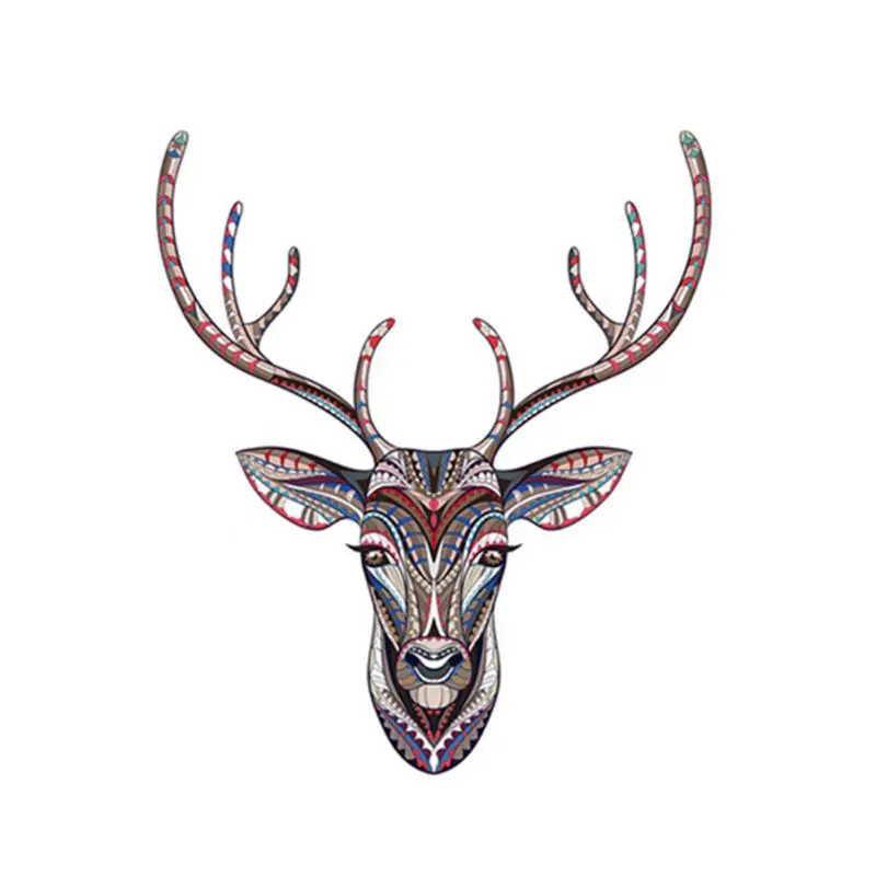 Цветная Наклейка на стену с изображением животных для гостиной спальни складная