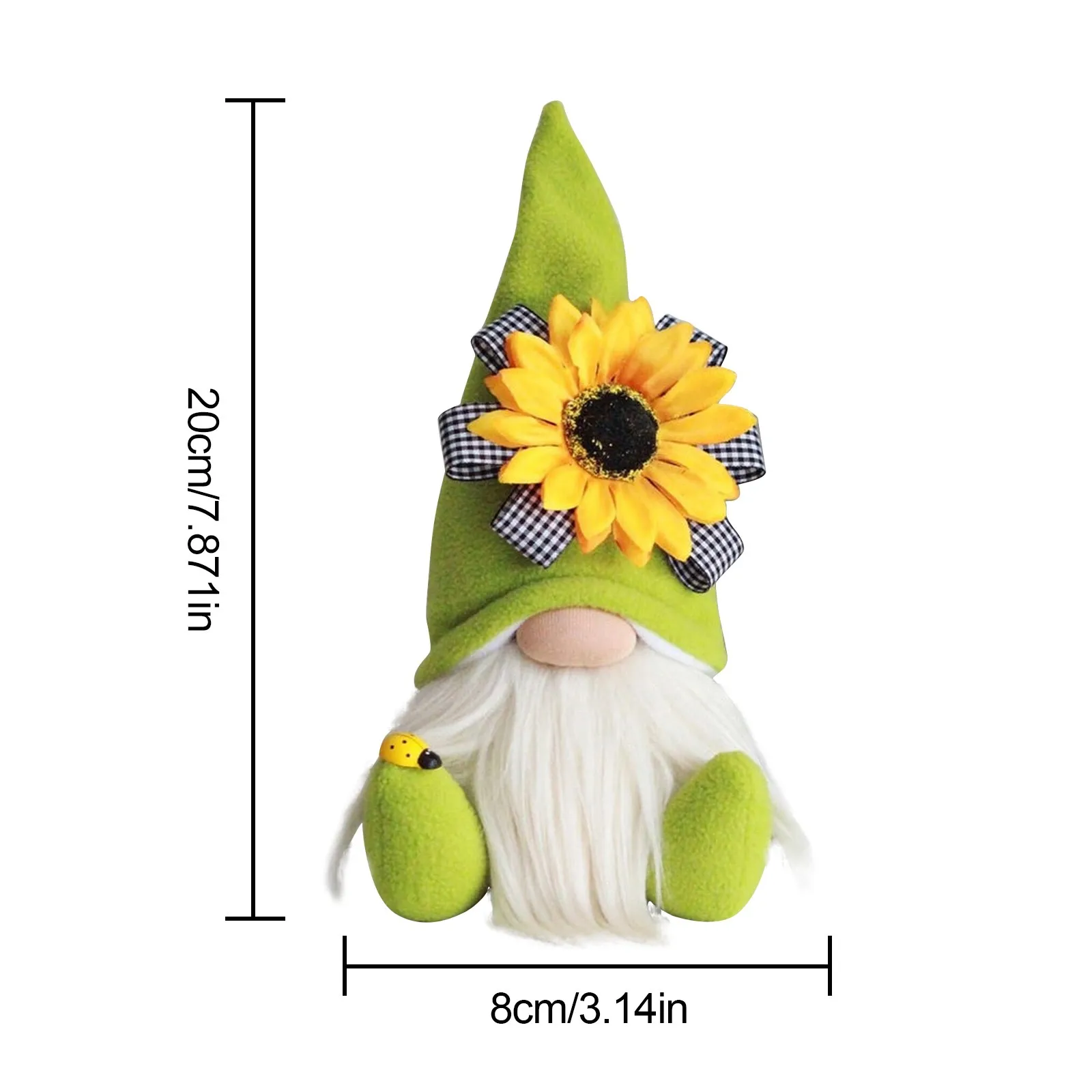 

Cute Doll Decoration Festive Pieces Bumble Bee Striped Gnome Scandinavian Tomte Nisse Swedish Honey Bee Elfs Home