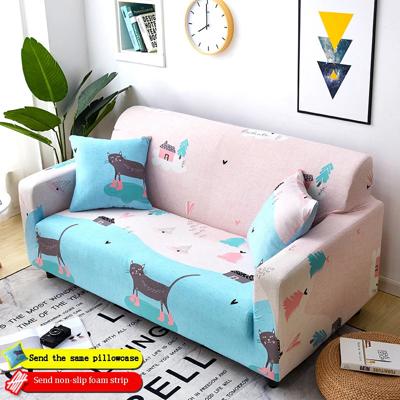 3 местный эластичный диван подлокотник крышка Slipcover стрейч для гостиной Универсальный нескользящий все включено мебель протектор