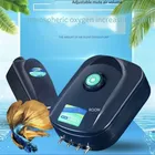 Кислородный воздушный насос SOBO высокой мощности 8 Вт 12 Вт, воздушный компрессор для аквариума, регулируемый поток воздуха, кислородный насос для рыб