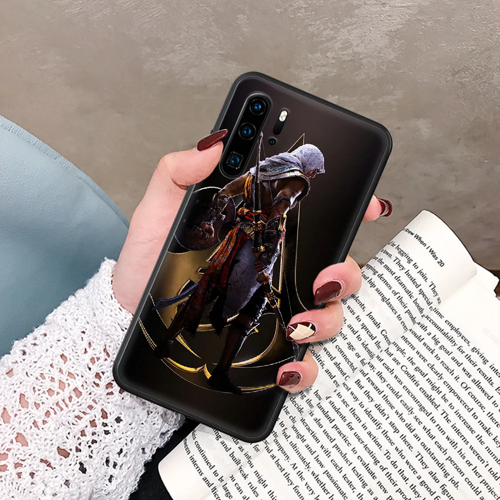 

Assassins Game Creeds Phone Case For Huawei P Mate Smart 10 20 30 40 Lite Z 2019 Pro black Cover Painting Shell Tpu Hoesjes