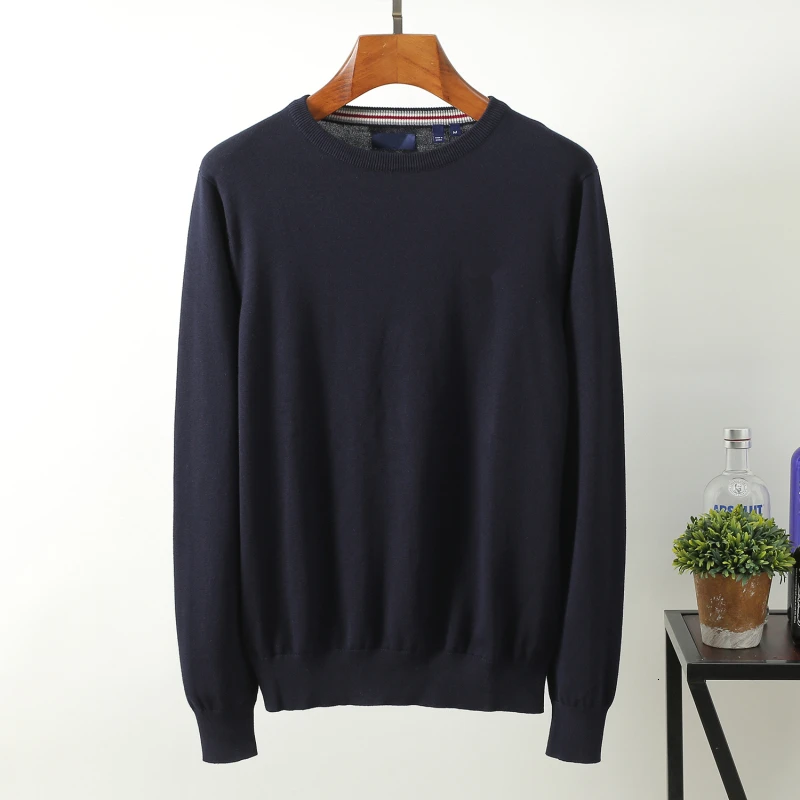 

Высококачественный модный брендовый хлопковый Мужской пуловер, свитера, повседневный вязаный крючком свитер, Мужской пуловер, одежда 2020