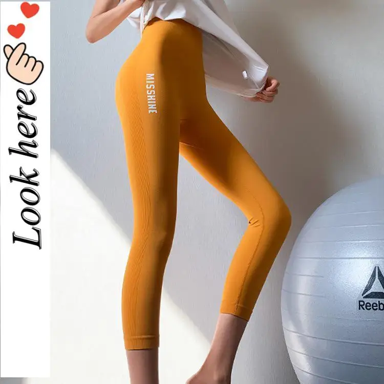 

20% Spandex Seamless Leggings Women Sports Fitness Clothes Scrunch Butt Gym High Waist Pants Booty Workout