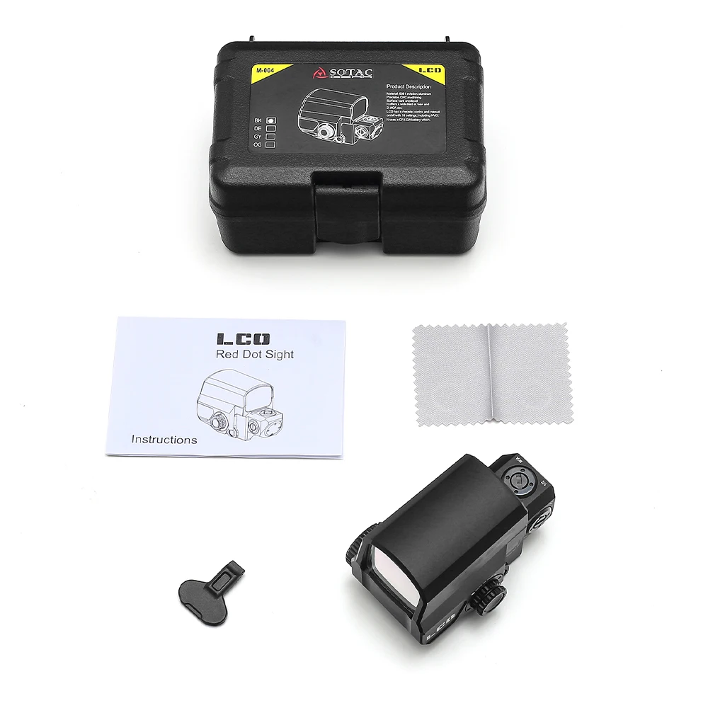 Прицел LCO с красной точкой голографический прицел тактический для охоты