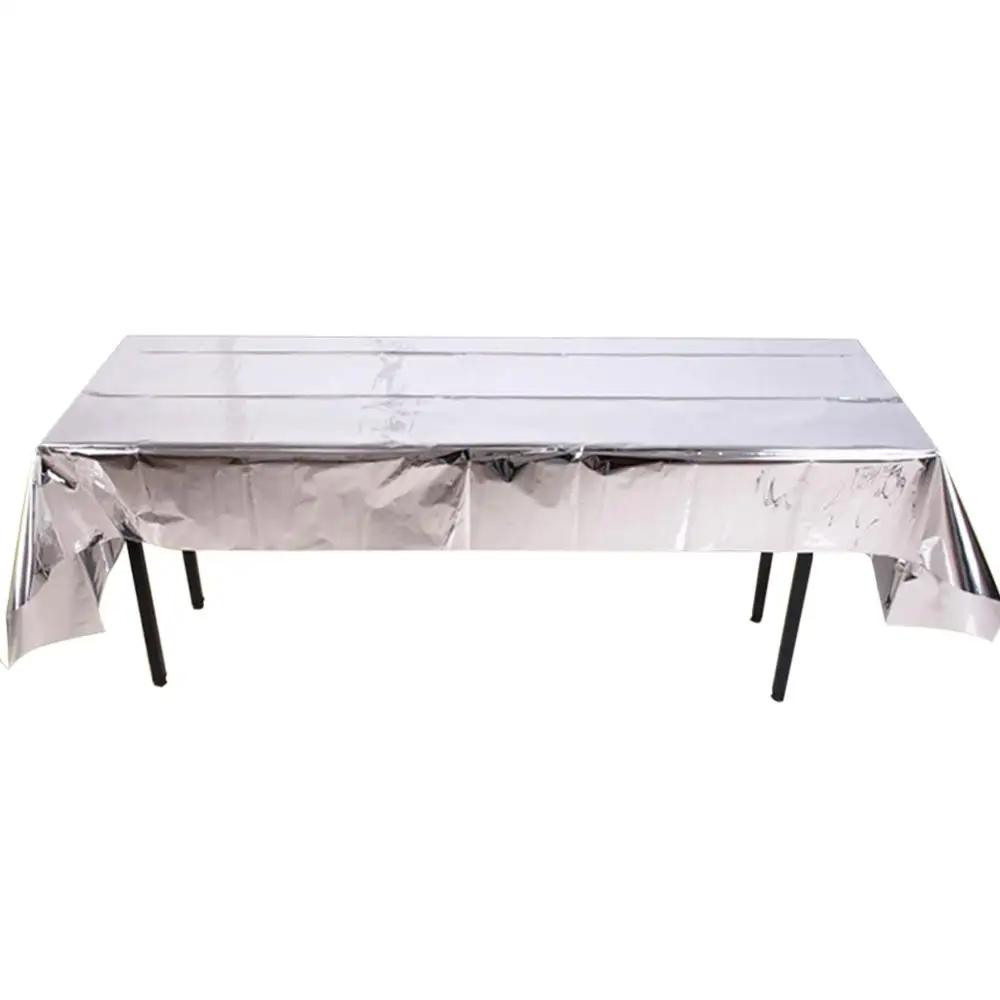 Блестящая скатерть с блестками прямоугольная розовое золото/искусственная кожа