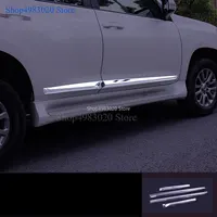 For Toyota Land Cruiser FJ150 Prado 150 LC150 2010-2018 Body Door Side White Black Green Moulding Trim Car Styling Accessories