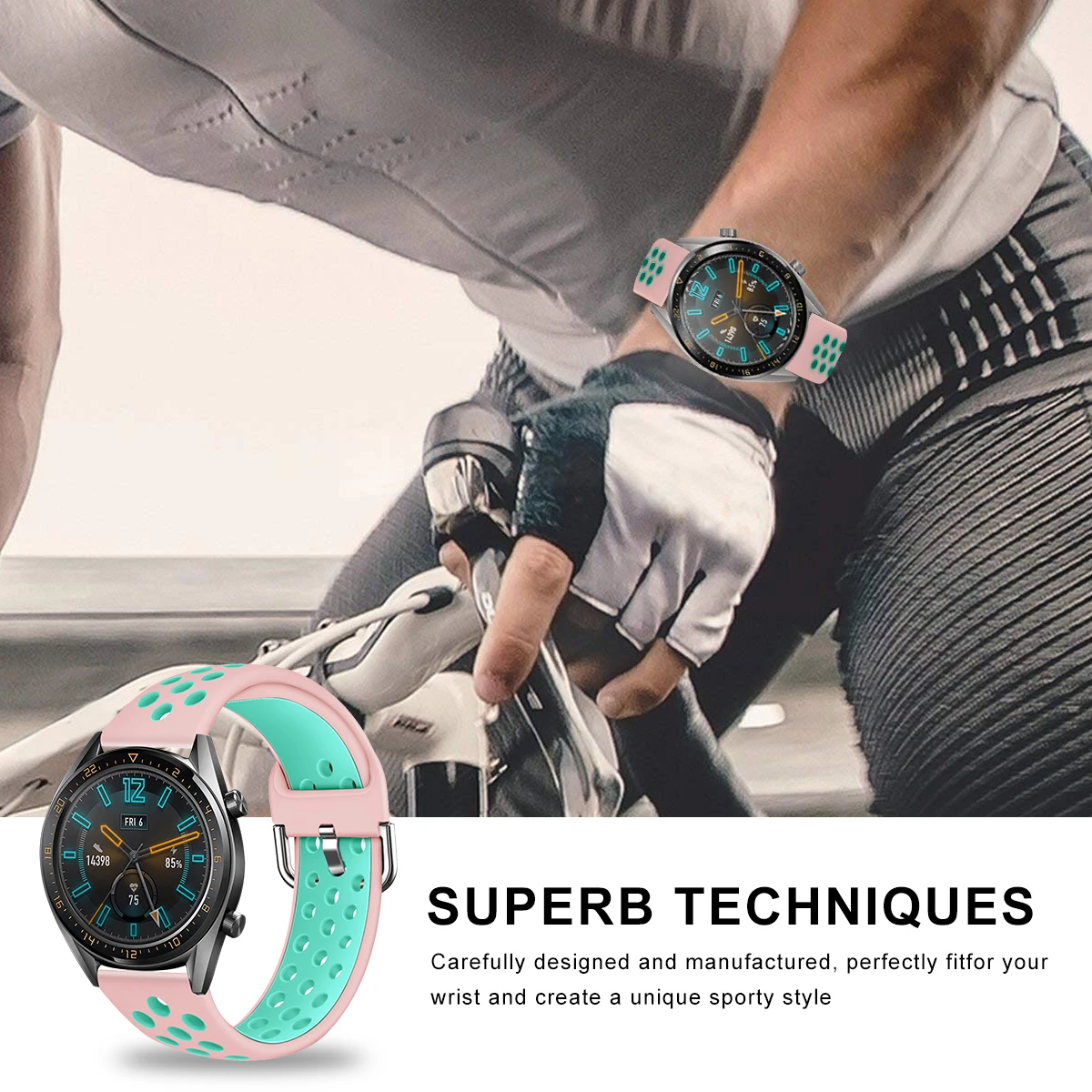 Для huawei Watch GT 2 ремешок 22 мм гибкий мягкий силиконовый Смарт-часы с заменой ремешка браслет для huawei Watch GT2