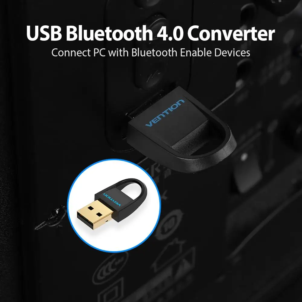 Vention USB Bluetooth адаптер V4.0 Двойной режим беспроводной Bluetooth ключ CRS аудио приемник адаптер для Win7/8/XP планшетный компьютер