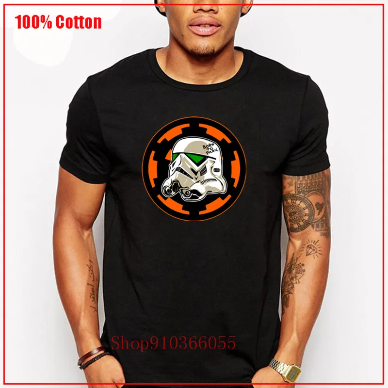 Мужские летние футболки с круглым вырезом born to panic hitchhiker's guide the galaxy MARVI PARANOID ANDROID