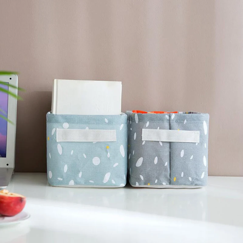 Складная Настольная корзина для хранения нижнего белья органайзер косметики из