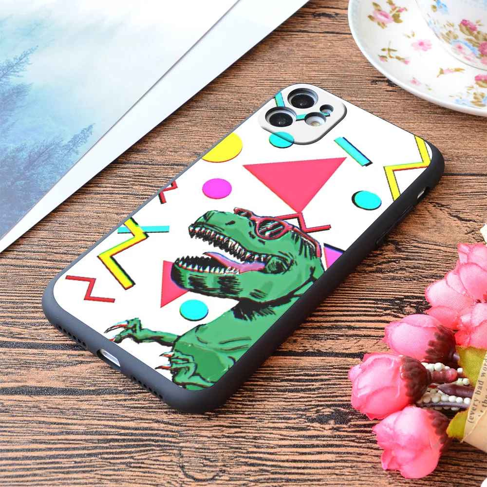 

For iPhone 90's Dino The Sequel Print Soft Matt Apple iPhone Case