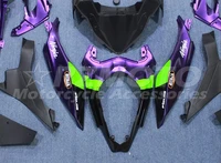 Ninja400 Design New ABS Fairings Kit Fit For Kawasaki Ninja400 Ninja 400 2018 2019 2020 18 19 20 Bodywork set purple green
