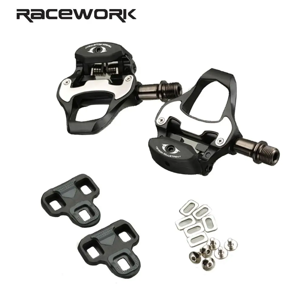 Велосипедные педали для езды на велосипеде SPD SL с шипами совместимые циклом Кеа