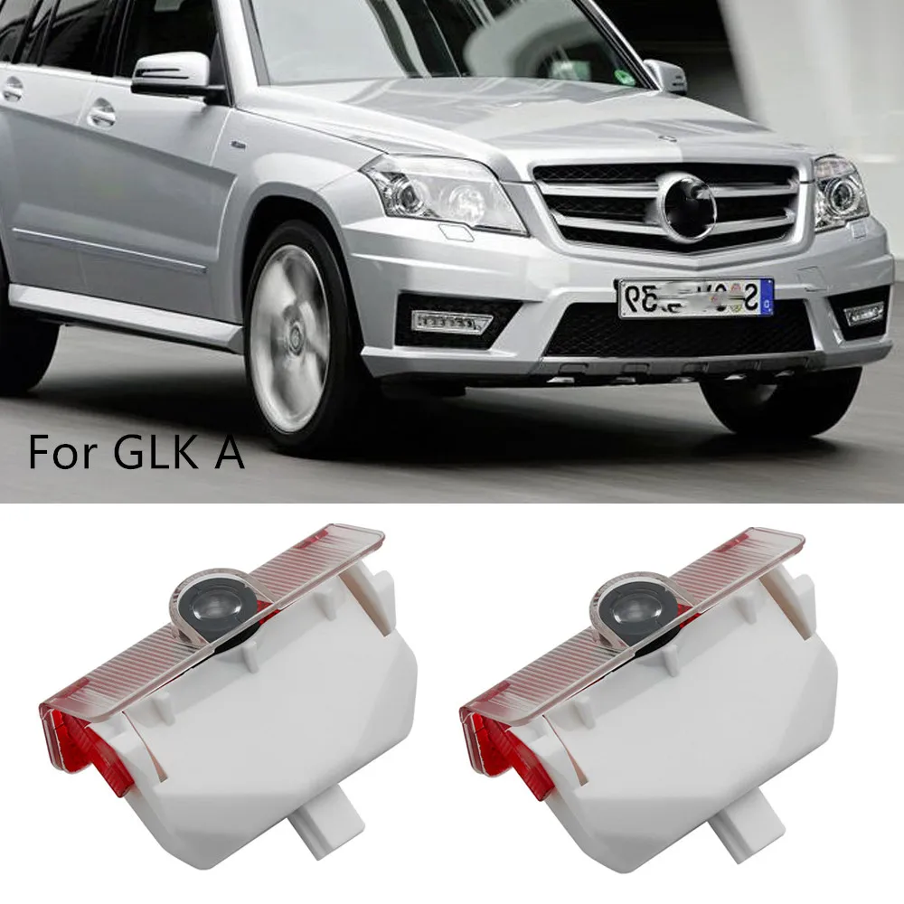 

Car Logo Welcome Light For Mercedes AMG Auto Emblem Laser Projector Ghost LED Door Lamp for Benz X204 W168 W169 W245 GLK A