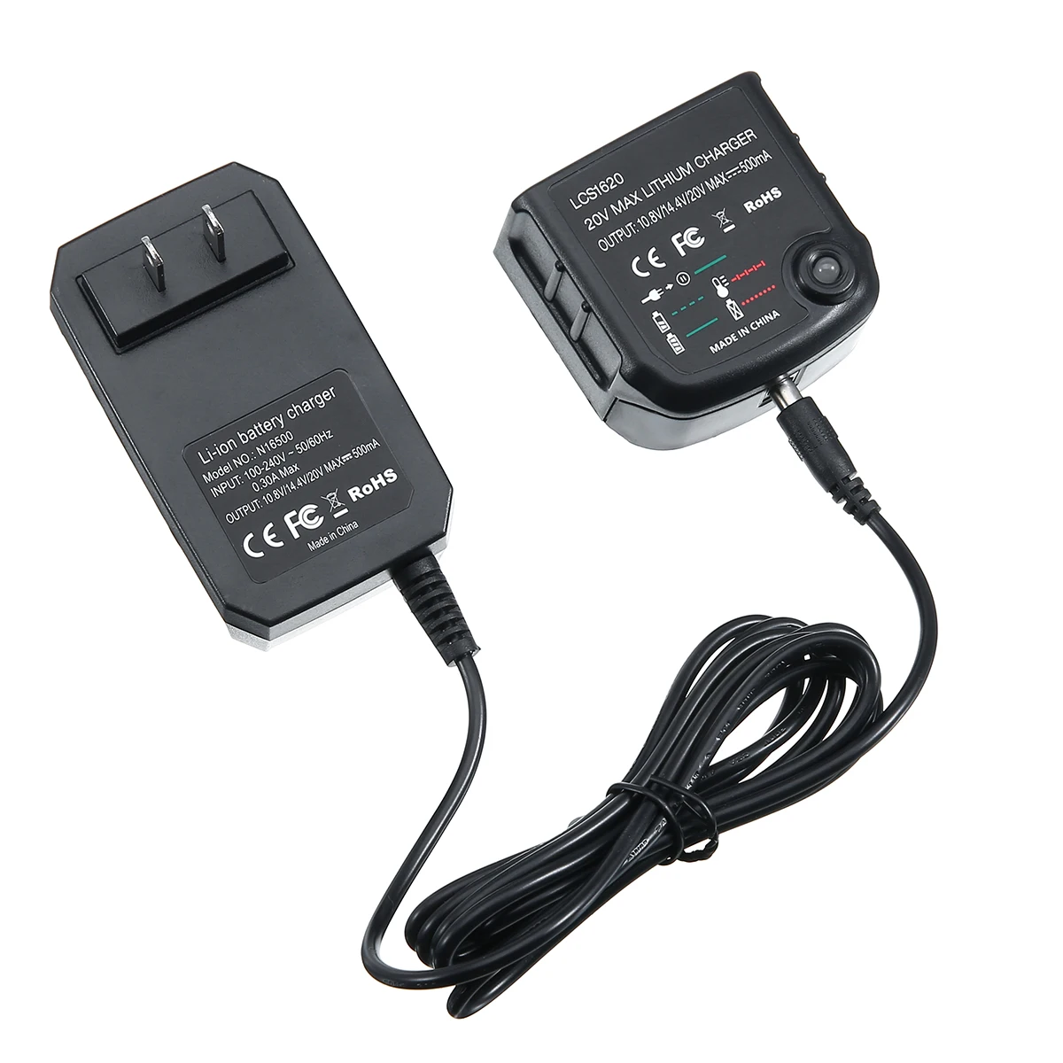 Портативный светодиодный индикатор 20 в зарядное устройство для литий ионных