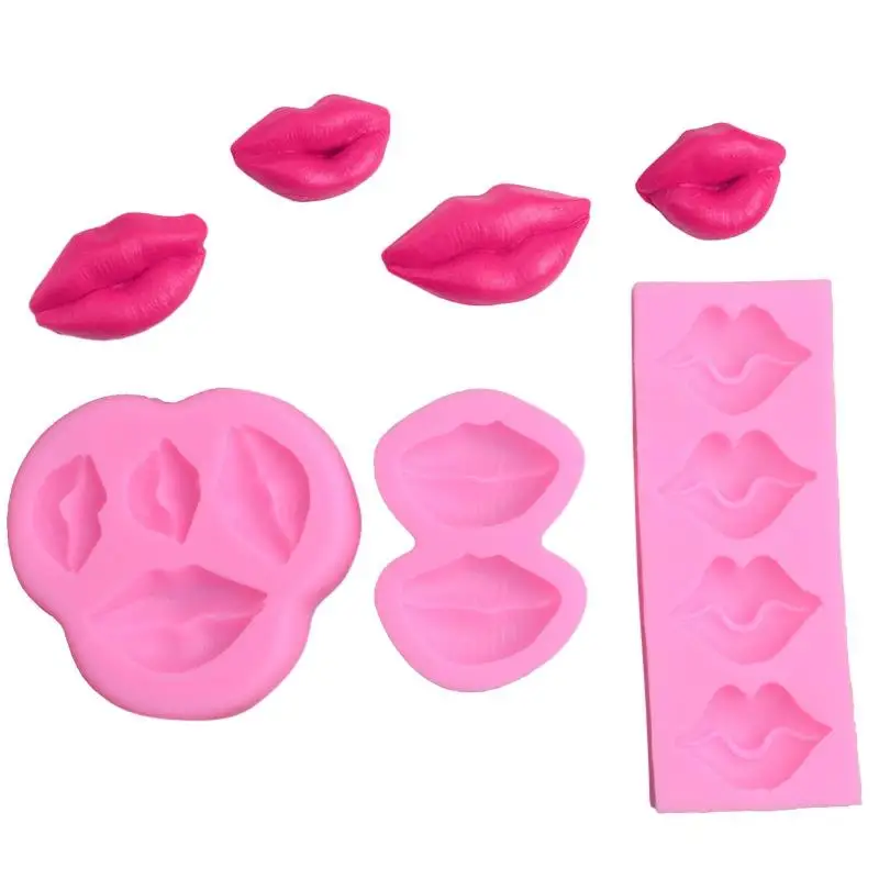 

Chocolate Mold Lip Shaped Chocolate Mold Silicone Fondant Mold For Baking Patisserie DIY Cake Chocolate Tools