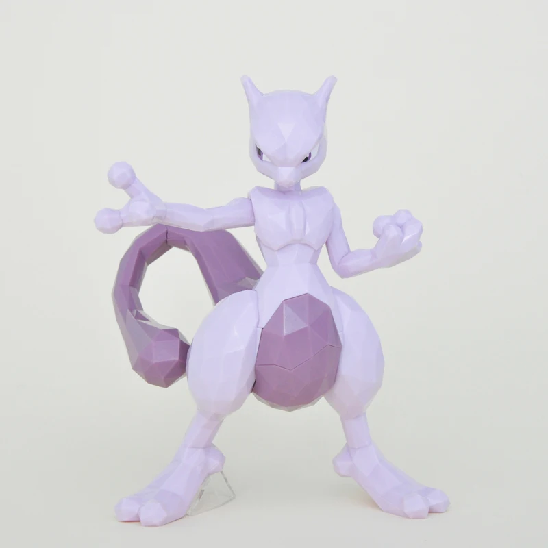

Japanese Anime Pokemon Action Figure Table Ornaments Mewtwo POLYGO Pocket Monsters Elf Model Toy Collection