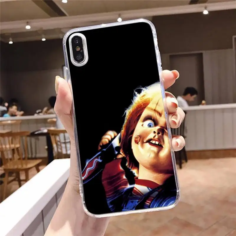 

Chucky horror TV series Phone Case Transparent soft For iphone 5 5s 5c se 6 6s 7 8 11 12 plus mini x xs xr pro max