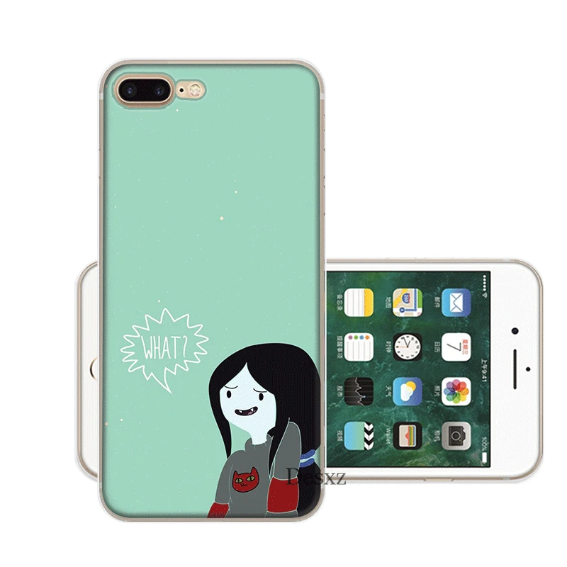 H10 Чехол для iPhone 6 для мобильного телефона 6S 7 8 Plus iPhone 11 Pro XR X XS Max SE 5s 5 Чехол Marceline Adventure Time Эстетическая оболочка - Цвет: H10